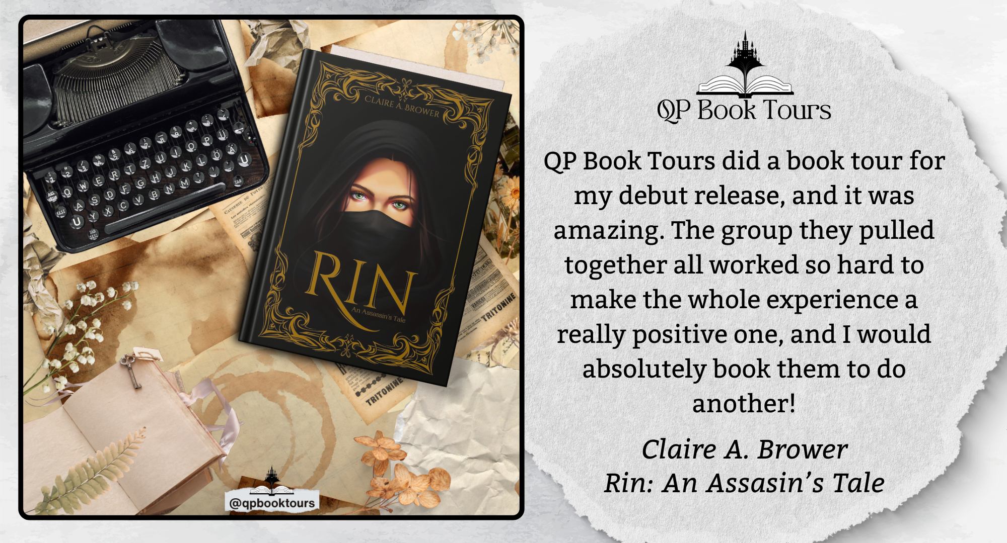 testimonial from rin an assasin's tale author